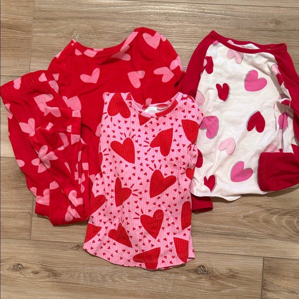 Valentines Day Heart Patterned Kids bundle